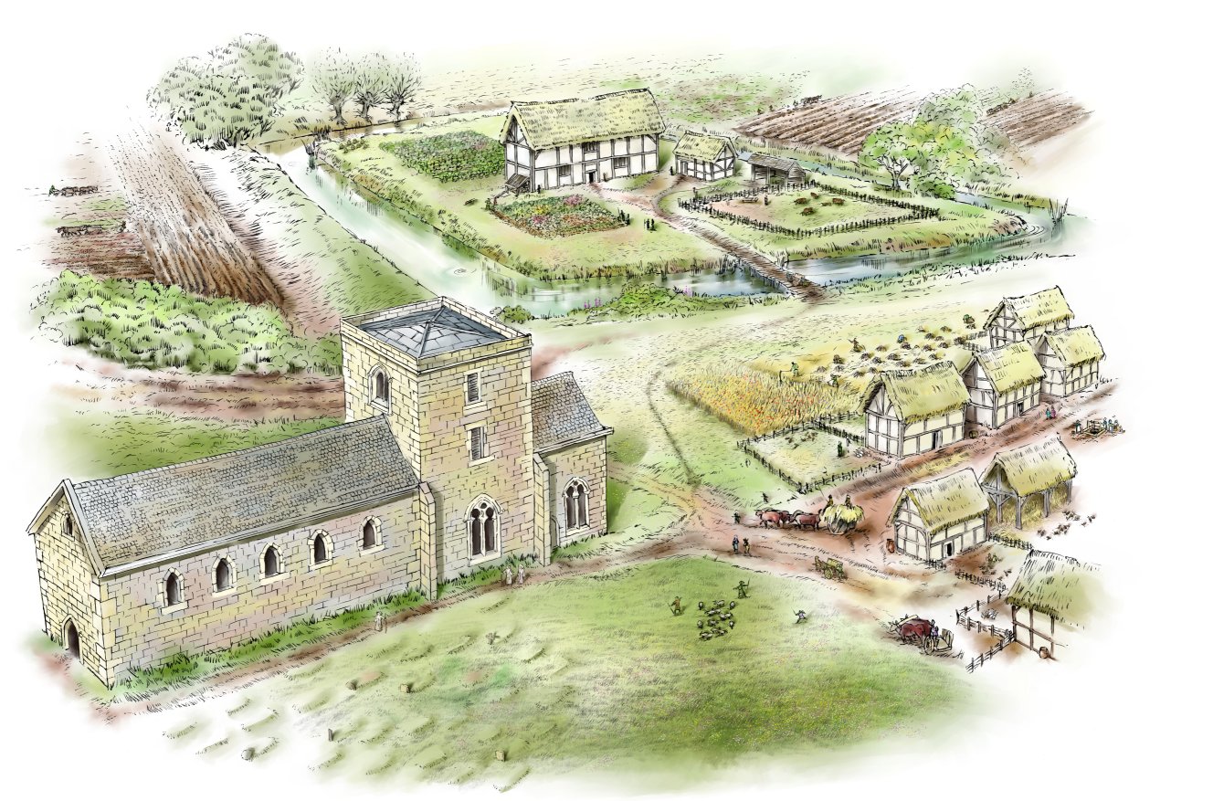 How Medieval Napton may have looked