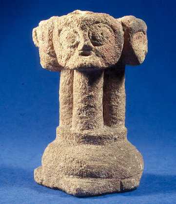 Medieval stone lamp from Kenilworth Castle